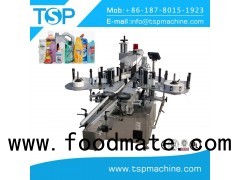 LR-100 double/two side sticker self-adhesive square bottle labeling machine