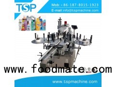 LR-100 double/two side sticker self-adhesive square bottle labeling machine