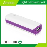 2600mAh Portable White Phone Charger With LED Display Ameec AMJ-7117