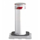 Parking Steel Barrier Bollards With Bollard Light