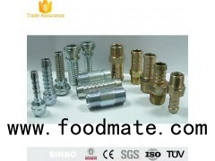Brass Stainless Steel Male Round Straight Pneumatic Air Hose Fittings