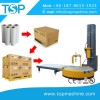 Automatic horizonal pallet stretch wrapping machine for food