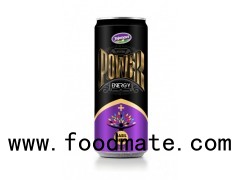 Aluminium Energy Drink Power Energy Drink With Basil Seed Flavour