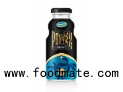 Glass Bottle Energy Drink Power Energy Drink With Coconut Pulp