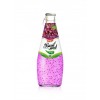 Fruit Juice Basil Seed Drink Grape Flavour In Glass Bottle