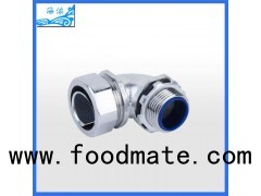 90 Degree Metal Flexible Conduit Connector