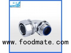 90 Degree Metal Flexible Conduit Connector