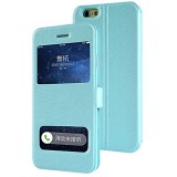 PU Leather Wake And Sleep Function Windows Case For IPhone 7 Plus