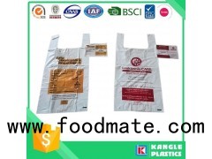 Inner Flat Top Sack Coloured Printed Collection Plastic Charity Bag For Uk Or Sale Or Donation With