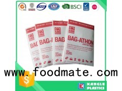 Inner Flat Top Sack Coloured Printed Charity Bag With LDPE Envelope Outer Bag For Clothes