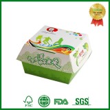 Food Grade Custom Print Take Away Paper Burger Box