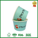 Custom Printed Paper Yogurt Container With Lid And Spoon