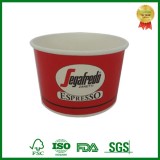 Disposable Cardboard Paper Ice Cream Tub With Lid And Spoon