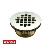 2" Modern Bathroom Brass Shower Floor Drain