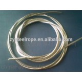 Transparent Plastic Steel Wire Rope 6x19