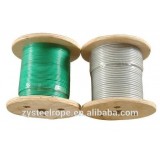 Transparent Plastic Steel Wire Rope 6x7