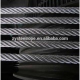 Ungalvanized Steel Wire Rope 6x36sw