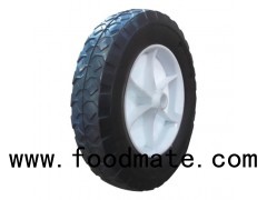 Solid Rubber Wheel With Plastic Rim