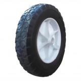 Solid Rubber Wheel With Plastic Rim