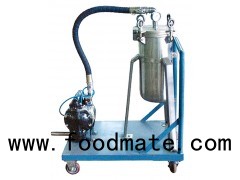 Quick Type Mobile Pneumatic Bag Filter For Chemicals/ Foods/ Cosmetics