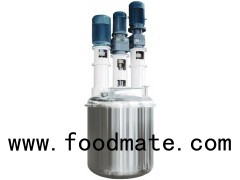 Industrial Triple Shaft Dispersing Mixing Vessel Tank Container