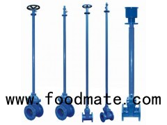 Resilient Seated Cast Iron Ductile Iron Wedge Gate Valve with extension spindle and Surface Box for