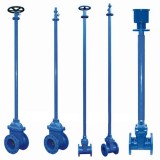 Resilient Seated Cast Iron Ductile Iron Wedge Gate Valve with extension spindle and Surface Box for