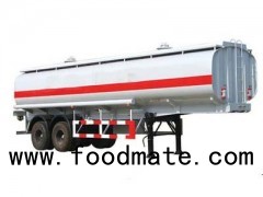 2 Axles, 40,45 Cbm Cooking Oil Truck Transport Trailer With JOST Leg