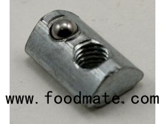 Steel T Nut With Ball For Slot 5 Aluminum Profiles