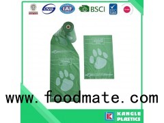Scented Flat Pet Dog Waste Bag With Printing On Roll