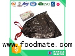 Recycled Plastic Drawstring Garbage Bag On Roll