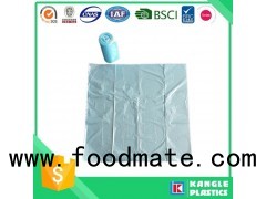 Folded Garbage Bag On Roll Clear Or Colored Biodegradable Pe Rubbish Or Bin Liner Or Dustbin Or Bin