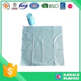 Folded Garbage Bag On Roll Clear Or Colored Biodegradable Pe Rubbish Or Bin Liner Or Dustbin Or Bin