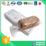 Printed Clear Virgin Material Plastic Food Grade Plastic LDPE Bread Packaging Bags With Ties On Roll