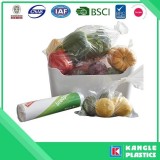 Printed Clear Virgin Material Plastic Food Grade LDPE Or HDPE Freezer Packaging Bag On Roll With Dis