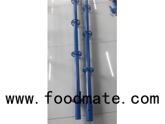 PAINTED VERTICAL OR STANDARD OF RINGLOCK SYSTEM SCAFFOLDING