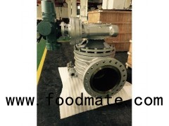 Flange Connection Gear Operated Full Bore Staniness Steel Lifting Plug Valve