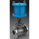 Cast Stainless Steel BB OS&Y Globe Valve Flange Penumatic Operated Globe Valve