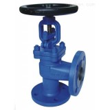 Angle Pattern Cast Steel Bolted Bonnet Flange Handwheel Operated Globe Valve