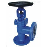 Angle Pattern Cast Steel Bolted Bonnet Flange Handwheel Operated Globe Valve