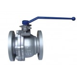 Carbon Steel Soft Seal Flange Full Port Manual Floating Ball Valve