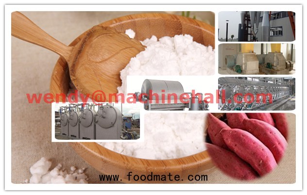 sweet potato starch processing machinery