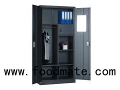 Double Door Wardrobe With Safe Box