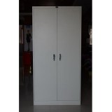 Double Door Steel Clothes Storage Wardrobe