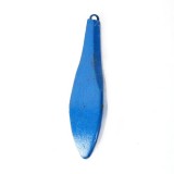 Fishing Sinker Cast Iron Painted Blue