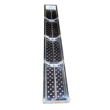 240 Galvanized Scaffolding Metal Deck With U Type Supports
