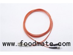 Fiber Patch Cord/Jumper, LC To ST Simplex, Single Mode/Multimode, Yellow Cable For Data Center