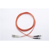 Fiber Patch Cord/Jumper, LC To ST Simplex, Single Mode/Multimode, Yellow Cable For Data Center