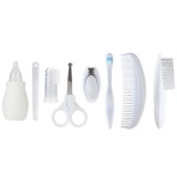 Non-toxic Safe BPA Free 8 Pieces Plastic Baby Health Care Grooming Kit