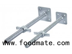 PAINTED,ELECTRO-GALVANIZED AND HOT DIPPED GALVANIZED SCAFFOLDING ADJUSTABLE HOLLOW SCREW JACK BASE